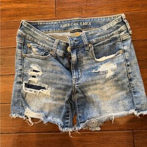 American Eagle Outfitters Women's Blue Denim Shorts